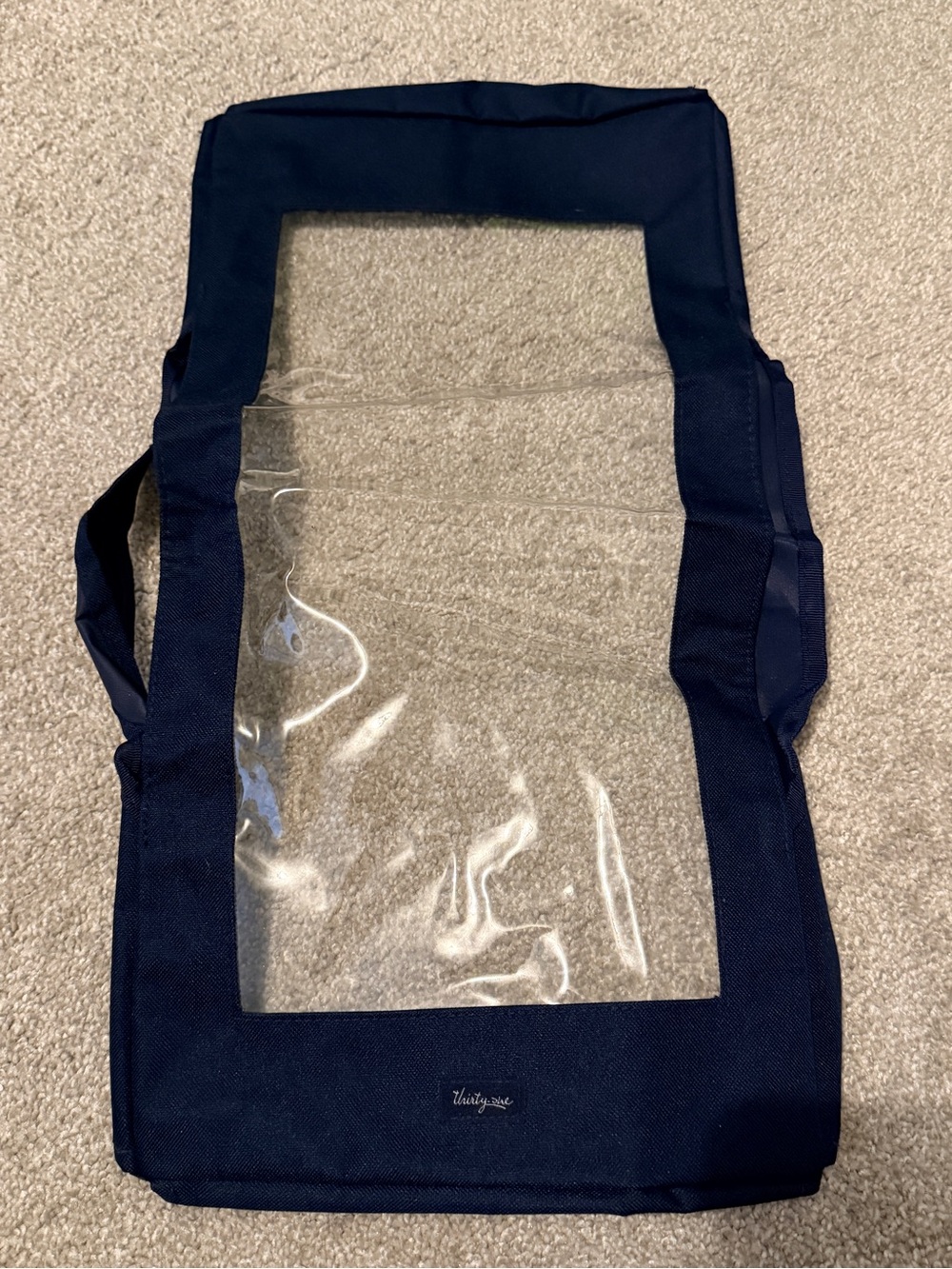 Top A Tote Thirty-One Utility Totes 31 Lid Navy Blue Large Top A Tote Utility